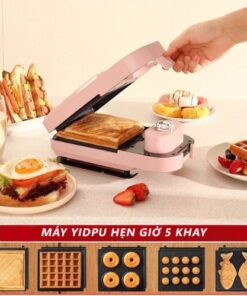 Máy Kẹp Bánh Mì Yidpu Hẹn Giờ