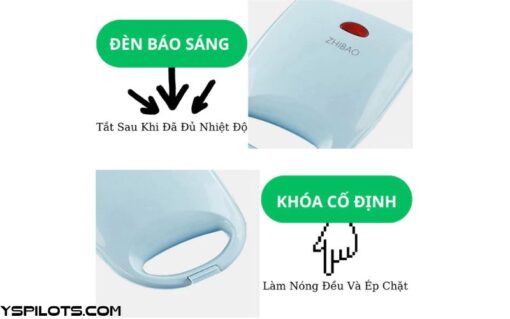 Máy Nướng Bánh Mì Sandwich Tiện Lợi