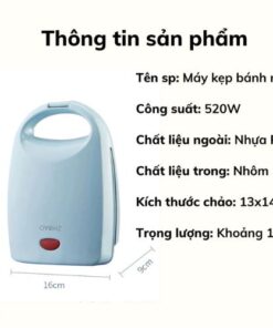 Máy Nướng Bánh Mì Sandwich Tiện Lợi